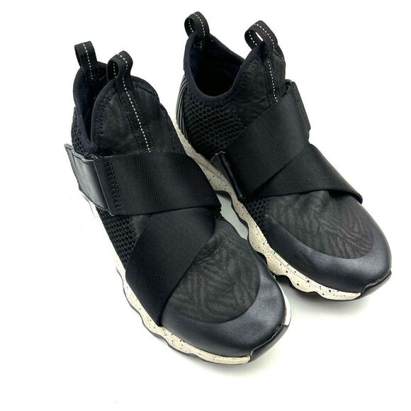 Sorel Black and White Women's Sneakers - Picture 3 of 9